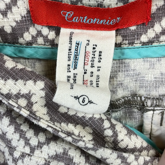 Anthropologie Cartonnier Melisma patterned shorts 6 - Picture 4 of 5